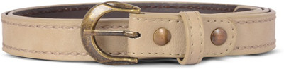 

Baggit Women Casual Beige Synthetic Belt, Sand
