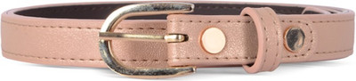 

Baggit Women Casual Pink Synthetic Belt, Rose
