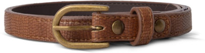

Baggit Women Casual Brown Synthetic Belt, Mustard