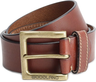 Buy WOODLAND Men Brown Genuine Leather Belt on Flipkart | PaisaWapas.com