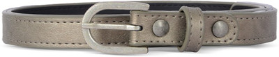

Baggit Women Casual Grey Synthetic Belt, Iron