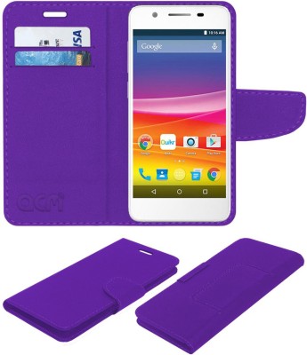 ACM Flip Cover for Micromax Canvas Knight 2 E471(Purple, Cases with Holder, Pack of: 1)