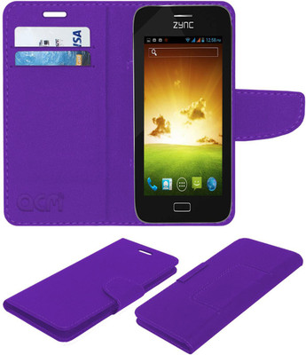 ACM Flip Cover for Zync Cloud 5(Purple, Cases with Holder, Pack of: 1)