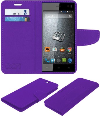 ACM Flip Cover for Micromax Canvas Xpress A99(Purple, Cases with Holder, Pack of: 1)