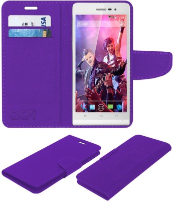 ACM Flip Cover for Xolo A1000s Lite(Purple, Cases with Holder, Pack of: 1)