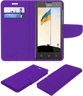 ACM Flip Cover for Xolo Era(Purple, Cases with Holder, Pack of: 1)