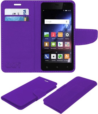 ACM Flip Cover for Gionee Pioneer P3s(Purple, Cases with Holder, Pack of: 1)