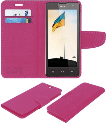 ACM Flip Cover for Xolo Era(Pink, Cases with Holder, Pack of: 1)