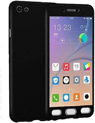 STUDOZ Front & Back Case for Studoz Ipaky 360 Degree All-round Protective Slim Fit Front And Back Case Cover for Vivo Y55s Black Tempered Glass Screen Protector.(Black, Dual Protection)