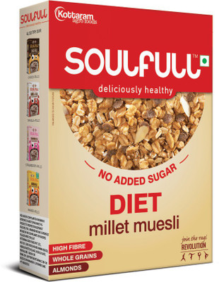

Soulfull Millet Muesli Diet No Added Sugar(400 g, Box)