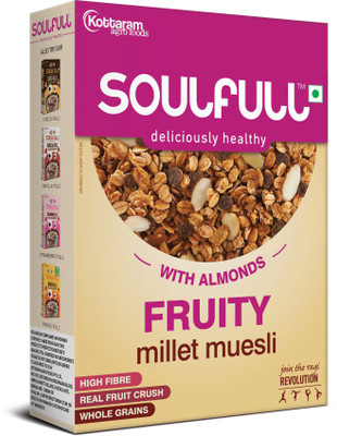 

Soulfull Millet Muesli Fruity With Almonds(400 g, Box)