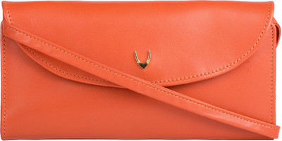 Hidesign Casual Orange Clutch