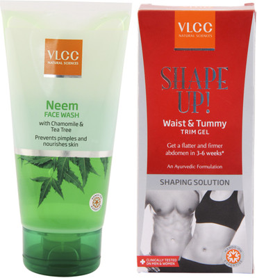 

VLCC Facewash and Trim Gel Combo(Set of 2)