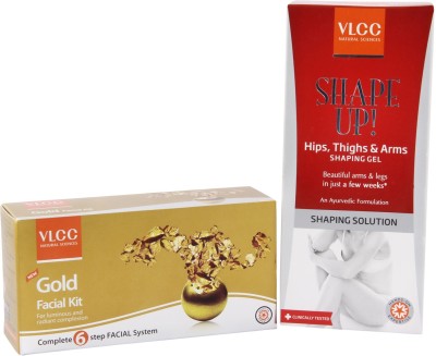 VLCC Facial Kit, Shape Up Gel Combo(2 Items in the set)