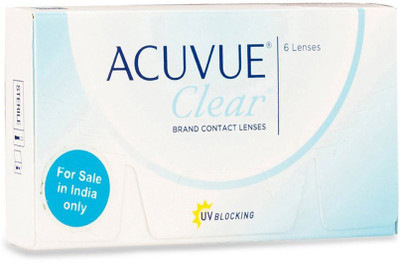 

Johnson & Johnson Acuvue Clear Monthly(-2, Contact Lenses, Pack of 6)