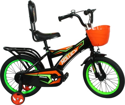 

Hollicy SIGMA 16 INCH KIDS BICYCLE - BLACK/GREEN 16 T Recreation Cycle(Single Speed, Black, Green)