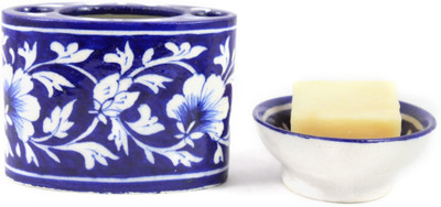 

India Meets India 0105HOBP00049 Ceramic Bathroom Set(Pack of 2)