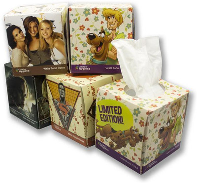

Creative Hygiene Facial Tissue Paper Pop-Up Box 2 Ply 100 Pulls 200 Sheets(Pack of 5)