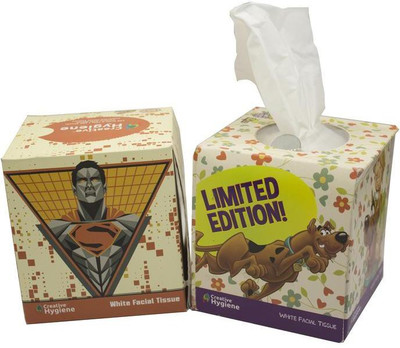 

Creative Hygiene Facial Tissue Paper Pop-Up Box 2 Ply 100 Pulls 200 Sheets(Pack of 2)