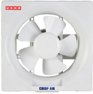 Usha CRISP AIR 250MM 5 Blade Exhaust Fan(WHITE) available at flipkart for Rs.1170