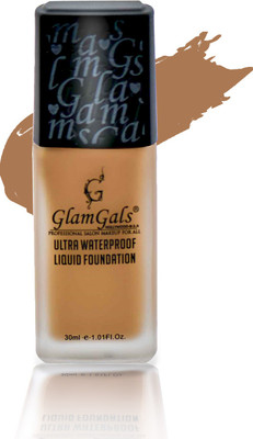 

GlamGals Ultra Water Proof Liquid Foundation,Matte Finish,30ml Foundation(Brown, 30 ml)