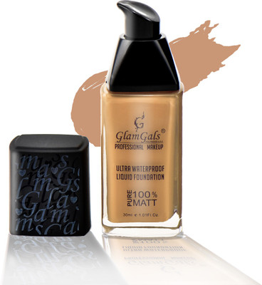 

GlamGals Matte Finished Ultra Water Proof Liquid Foundation(Brown)