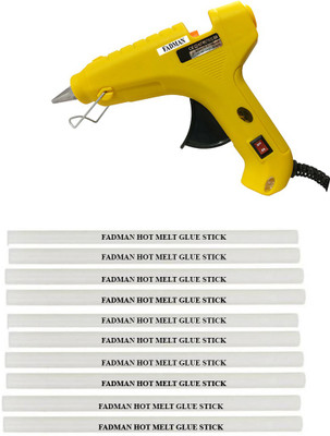 

FADMAN yellow 60 Watt ON OFF Switch Indicator With 10 Sticks Standard Temperature Corded Glue Gun (11 mm) Standard Temperature Corded Glue Gun(11 mm)
