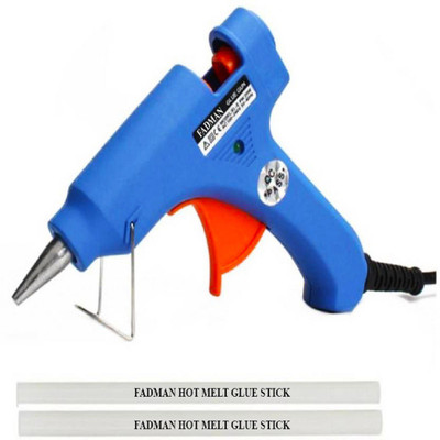 

FADMAN Blue 20W On Off Switch And Indicator With 2 Hot Melt Glue Sticks Standard Temperature Corded Glue Gun (7 mm) Standard Temperature Corded Glue Gun(7 mm)
