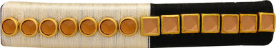 

AccessHer stylish black and white silk thread hair buckle for women Hair Clip(Multicolor)
