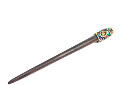 

Artistique Multicolor Wooden Bun Stick Bun Stick(Multicolor)