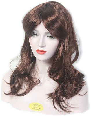 

Ritzkart PARTY Medium Curly Cut shiny & Soft full hair head wig Hair Extension