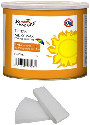 

GoodsBazaar Beeone De-Tan Milky Wax with 50 Waxing Strips (440 gm) Wax(440 g)