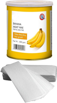 

GoodsBazaar Beeone Banana Milky Wax with 90 Waxing Strips (800 gm) Wax(800 g)