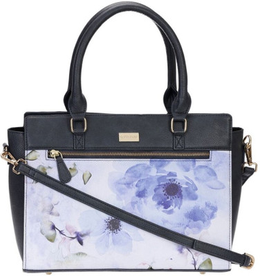 

Satya Paul Hand-held Bag(Black, Blue)