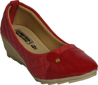 

Leatherwood1 Girls Slip on Ballerinas(Red