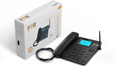 

For F1+ Wireless GSM Landline Phone Corded Landline Phone with Answering Machine(Black)