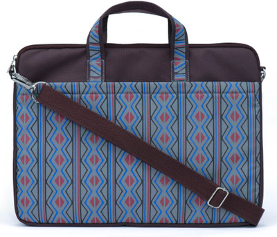

Anekaant 15 inch Laptop Messenger Bag(Brown, Blue)