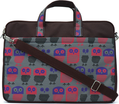 

Anekaant 15 inch Laptop Messenger Bag(Brown, Grey, Pink)