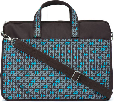 

Anekaant 15 inch Laptop Messenger Bag(Brown, Blue)