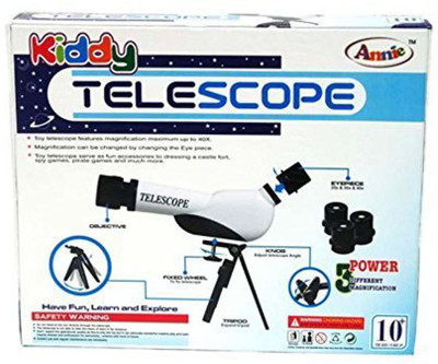 

HickoryDickoryBox Kiddy Telescope - Compound telescope toy with 3 different magnification(Multicolor)