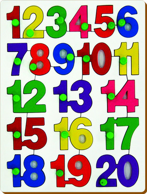 

Miss & Chief Number Puzzle 1 To 20(Multicolor)
