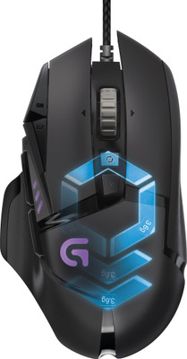 

Logitech G502 Proteus Spectrum RGB Tunable Wired Laser Gaming Mouse(USB, Black)