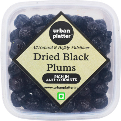 

Urban Platter Dried Black Plums,Tray Plums(400 g, Plastic Bottle)