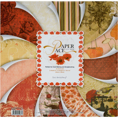 

craftsneed Printed Designer 12x12 Multipurpose Paper(Set of 1, Multicolor)