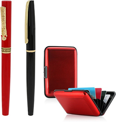 

Giftvenue Exclusive Combo of Red & Black Finish Pen Gift Set(Pack of 3)