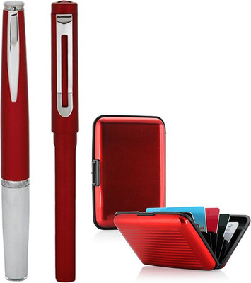 

Giftvenue Red with Silver Touch Pen Gift Set(Pack of 3)