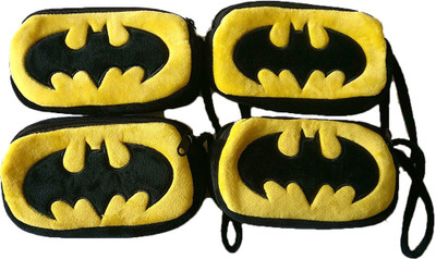 

Shopkooky Batman Cartoon Character Printed Supersoft Multipurpose Cartoon Pouches Best For Birthday Gifts / Return Gifts For Kids (Pack Of 4) Batman Supersoft Multipurpose Pouches Art Canvas Pencil Box(Set of 4, Black, Yellow)