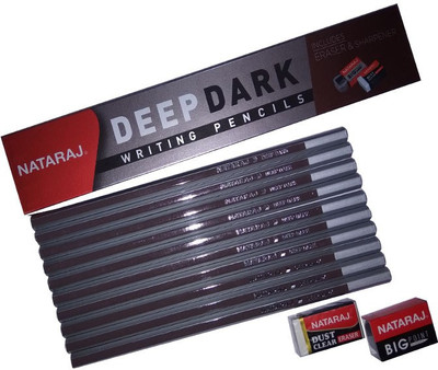 NATARAJ Extra Deep Dark (50 Pencils) Pencil(Black)
