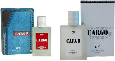 

CFS Perfume CFS Cargo White Perfume 100 ML + CFS Cargo Denim Perfume 40 ML Perfume - 140 ml(For Men & Women)