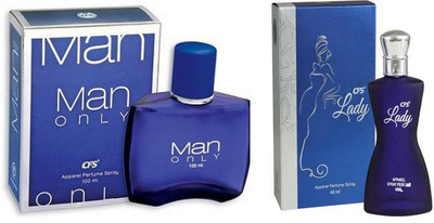 

CFS Perfume CFS Man Only Blue Perfume 100 ML + CFS Lady Blue Perfume 40 ML Perfume - 140 ml(For Men & Women)